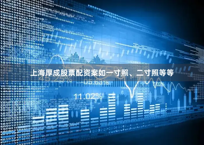 上海厚成股票配资案如一寸照、二寸照等等
